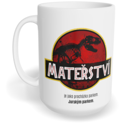 Hrnek klasický velký s vlastním potiskem - Mateřství