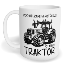 Hrnek klasický malý s vlastním potiskem - Traktorista