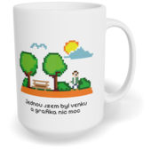Hrnek klasický velký s vlastním potiskem - Grafika nic moc