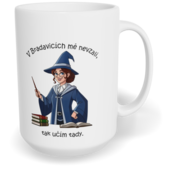 Hrnek klasický velký s vlastním potiskem - Učitelka z Bradavic
