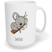 Hrnek klasický velký s vlastním potiskem - Koala