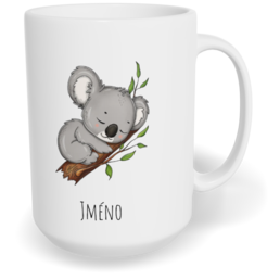 Hrnek klasický velký s vlastním potiskem - Koala
