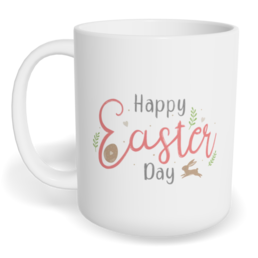 Hrnek klasický malý s vlastním potiskem - Happy Easter Day