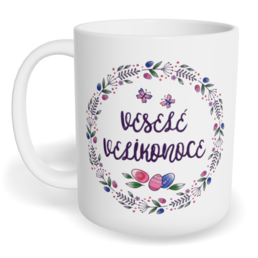 Hrnek klasický malý s vlastním potiskem - Veselé Velikonoce vol. 2