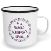 Hrnek plecháček s potiskem na míru - Veselé Velikonoce vol. 2