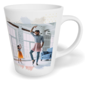 Fotohrnček latte malý - originálny darček - Watercolor