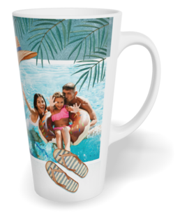 Hrnek latte velký s vlastním potiskem - Summer