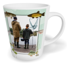 Fotohrnček latte malý - originálny darček - Rybář
