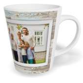 Hrnek Latte malý s vlastním potiskem - Prkna