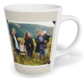 Hrnek Latte malý s vlastním potiskem - Plátno