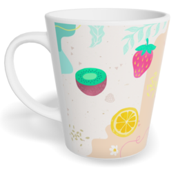 Hrnek Latte malý s vlastním potiskem - Ovoce