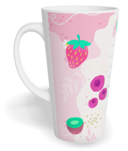 Fotohrnček latte veľký - originálny darček - Ovoce