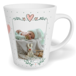 Fotohrnček latte malý - originálny darček - Meadow baby