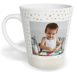 Hrnek Latte malý s vlastním potiskem - Jemný neutral