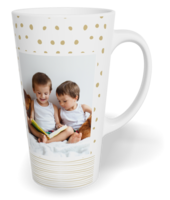 Fotohrnček latte veľký - originálny darček - Jemný neutral