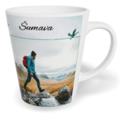 Hrnek Latte malý s vlastním potiskem - Hory