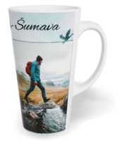 Fotohrnček latte veľký - originálny darček - Hory