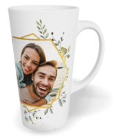 Fotohrnček latte veľký - originálny darček - Hexagon