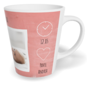 Hrnek Latte malý s vlastním potiskem - Girl