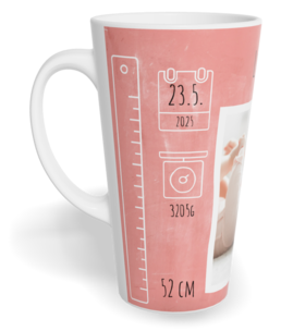 Fotohrnček latte veľký - originálny darček - Girl