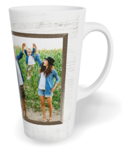 Hrnek latte velký s vlastním potiskem - Family