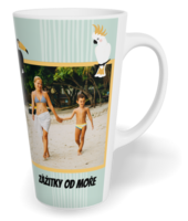 Fotohrnček latte veľký - originálny darček - Exotic birds