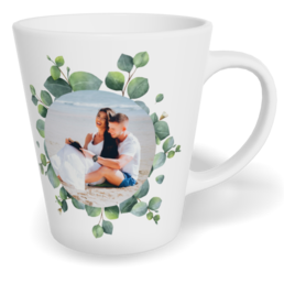 Fotohrnček latte malý - originálny darček - Eukalyptus