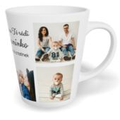 Hrnek Latte malý s vlastním potiskem - Dlaždice