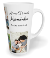 Fotohrnček latte veľký - originálny darček - Dlaždice