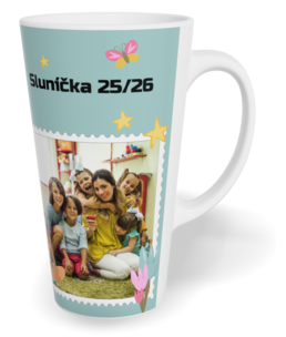 Hrnek latte velký s vlastním potiskem - Dětský
