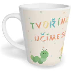 Hrnek Latte malý s vlastním potiskem - Color windows