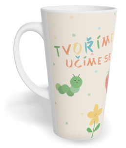 Fotohrnček latte veľký - originálny darček - Color windows