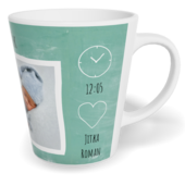 Hrnek Latte malý s vlastním potiskem - Boy