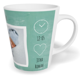 Hrnek Latte malý s vlastním potiskem - Boy