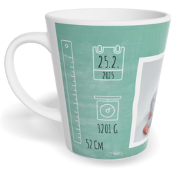 Hrnek Latte malý s vlastním potiskem - Boy