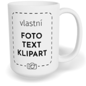 Hrnek klasický velký s vlastním potiskem - Prázdný