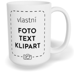 Hrnek klasický velký s vlastním potiskem - Prázdný