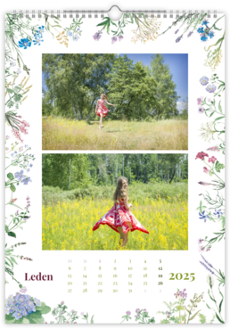 Fotokalendář nástěnný na výšku - Louka