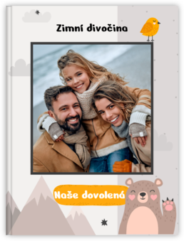 Fotokniha s pevnou vazbou – originální dárek! - Scandi zvířata