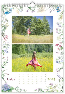 Fotokalendář nástěnný na výšku - Louka