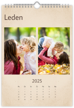 Fotokalendář nástěnný na výšku - Podzim
