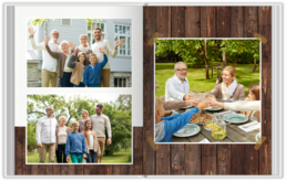 Fotokniha s pevnou vazbou – originální dárek! - Rustikal