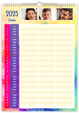 Rodinný plánovací fotokalendář - Rodinný plánovací