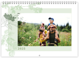 Nástěnný plánovací fotokalendář - Herbal