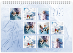 Nástěnný plánovací fotokalendář - Andělský