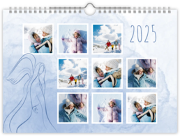 Fotokalendář nástěnný na šířku - Andělský
