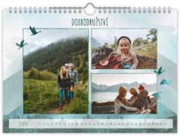 Fotokalendář nástěnný na šířku - Hory