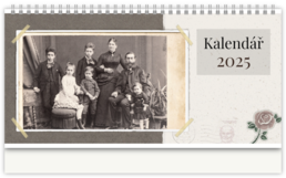 Stolní fotokalendář s vlastními jmény - Rodinná kronika