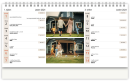 Stolní fotokalendář s vlastními jmény - Liturgický
