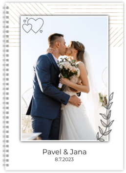 Fotokniha - Kroužková | Tiskarik.cz - Geometric wedding